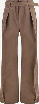 Christophe Lemaire Rounded poly-cotton twill Pants Female 36