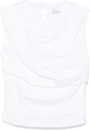 Viktor & Rolf Blusa plissettata - Bianco