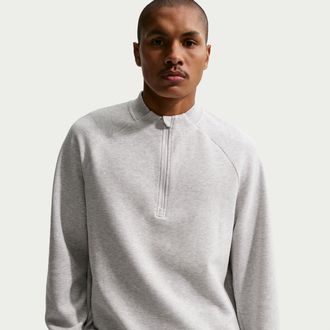 Nike Mens Par Therma-FIT 1/2-Zip Golf Top in Grey | IB0303-012