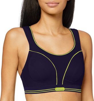 Shock Absorber B5044 Womens Run Sports Bra,Blue (Bleu Dété 0a7),30A