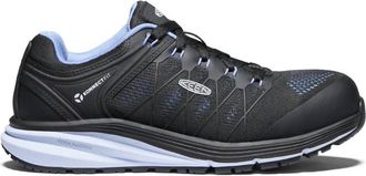 Keen Womens Vista Energy Electro Static Dissipative Sneakers In Hydrangea Black
