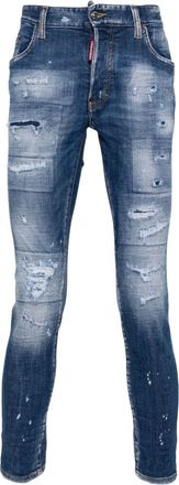 Dsquared2 Super Twinky skinny jeans - men - Polyester/Cotton/Elastane/Cotton/Polyester - 50 - Blue