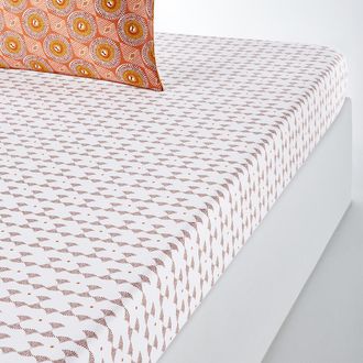 La Redoute Interieurs Hoeslaken in katoen, Summer Wax