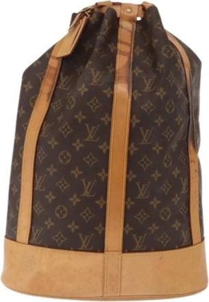 Louis Vuitton Pre-owned Bucket Bags, female, Brown, Size: ONE SIZE Pre-owned Randonnee Backpack