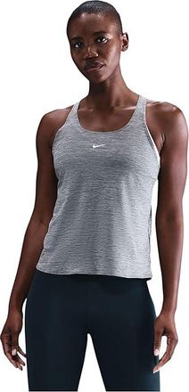 Nike Pro Dri-FIT Tank Top Womens Clothing Smoke Grey/Heather/White : 2XL (US 20-22), Polyester/Spandex