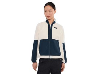 Helly Hansen Fleece Jacket Womens Sweater Cream : SM, Polyester