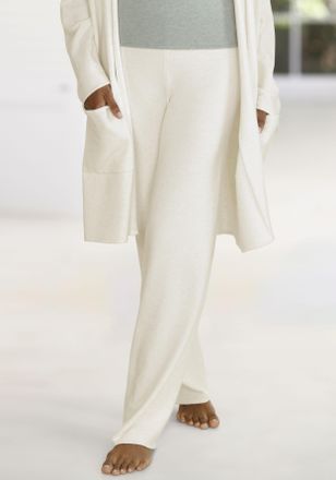 Lascana Strickhose LASCANA, Damen, Gr. 40/42, N-Gr, beige (creme), Feinstrick, Obermaterial: 50% Viskose (LENZING ECOVERO), 28% Polyester, 22% Polyamid, melie