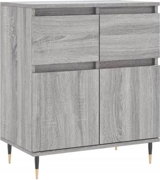 vidaXL Sideboard Grey Sonoma 60x35x70 cm Engineered Wood Vidaxl