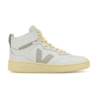 Veja Sneakers, female, White, Size: 10 US White Leather Sneakers V-95 Style