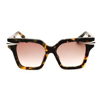 Roberto Cavalli Tortoiseshell Square Full-Rim Sunglasses - Brown
