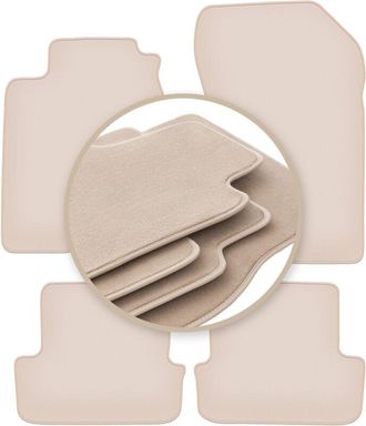 OEM Alfombrillas Beige Premium Para Renault Laguna Iii Coup&eacute; 2007-2015