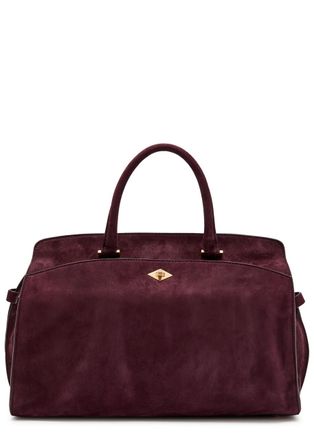 Metier Cooks Supply Private Eye Suede Tote bag - Burgundy - One Size