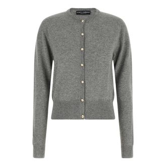 Dolce & Gabbana Dames, Truien, Grijs, Maat: S