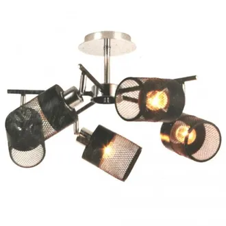 Trade Shop Trade Shop - Copy Of Lampadario Moderno A 8 Bracci Coppe In Vetro Lampada A Sospensione Luci E27 00859