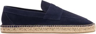 Scarosso Schoenen, Heren, Blauw, 44 EU, Leer, Diego Espadrilles