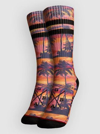 Loose Riders Global Alliance Sunset Palms Socken