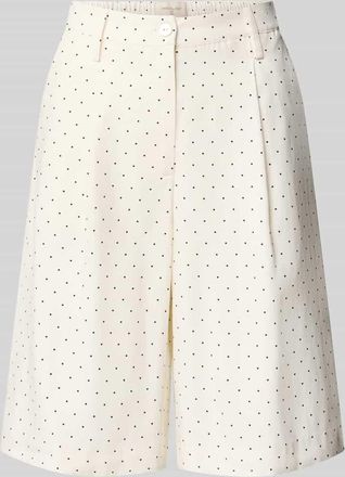 Freequent Bermudas im Allover-Look Modell Anja in Offwhite, Gr&ouml;&szlig;e XXL