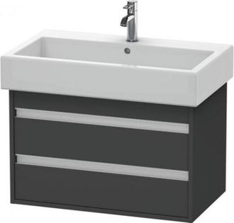 Duravit Duravit - Ketho Neceser De Pared 6637, 2 Cajones, 750mm, Para Vero