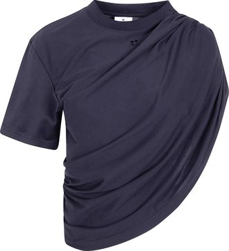 Courr&egrave;ges Asymmetrical Twist T-Shirt