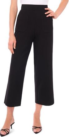 Vince Camuto Patch Pocket Pull-On Pants in Rich Black at Nordstrom, Size X-Small P