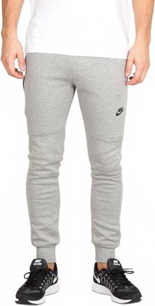 Nike Tech Fleece Pants In Dark Grey Heather/black