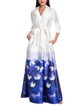 Teri Jon by Rickie Freeman Teri Jon By Rickie Freeman Mikado Print Gown