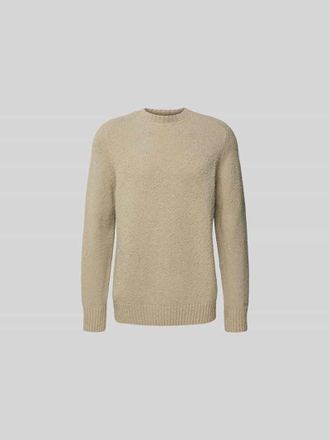 For&eacute;t Relaxed Fit Pullover in Strick-Optik in Camel, Gr&ouml;&szlig;e XL