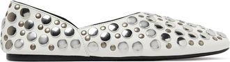 Khaite Jane Flat In Leather