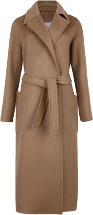 Max Mara Artur Robe Coat - Dames - Jas met riem - Bruin - S - Kasjmier - Jassen