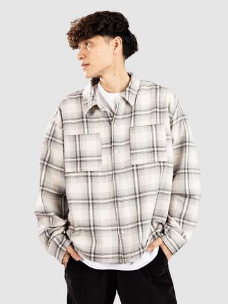 Empyre Boxy Flannel Camisa gris