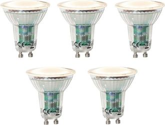 LUEDD Luedd - Set di 5 lampadine led GU10 con sensore crepuscolare 3W 200 lm 2700K