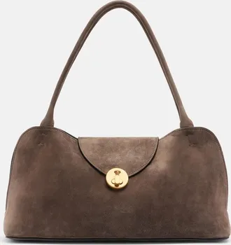 Versace Vivian suede shoulder bag