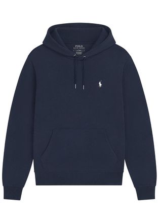 Polo Ralph Lauren Hooded Cotton-blend Sweatshirt - Navy - XL