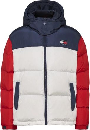Tommy Jeans Gerecyclede Parka Mode Logo Wit - Dames - Winterjassen - Veelkleurig - S - Polyester - Jassen