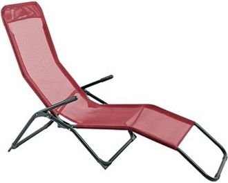 Essenciel Green Essenciel Green - tumbona acero/textilen roja