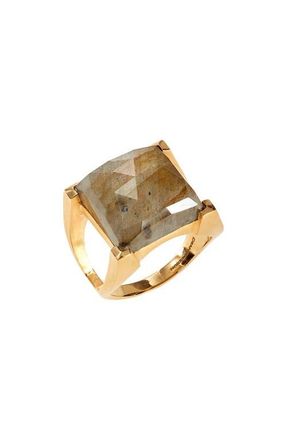 Dean Davidson Plaza Semiprecious Stone Ring in Labradorite/gold at Nordstrom, Size 6