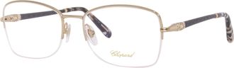 Chopard Demo Rectangular Ladies Eyeglasses VCHC72S 0300 55