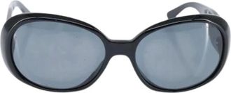 Chanel Pre-owned Accessories, female, Black, Size: ONE SIZE Pre-owned Plastic Sunglasses