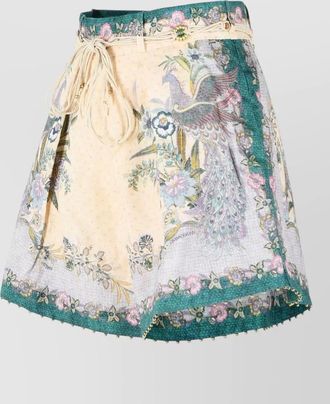 Zimmermann linen pleated shorts