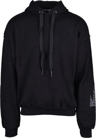 Takeshy Kurosawa Black Hooded Cotton Sweatshirt