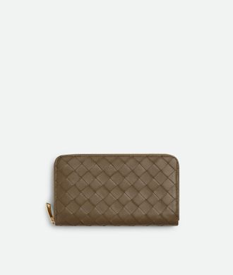 Bottega Veneta Intrecciato Zip Around Wallet - Bottega Veneta