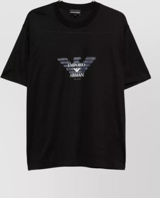 Emporio Armani logo print cotton t-shirt