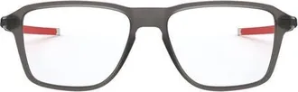 Oakley Wheel House 54mm Square Optical Glasses in Grey at Nordstrom