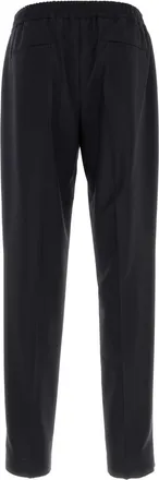 Valentino Garavani Mens Pantalone Ricamo V L Navy Wmwo Pantaloni Trousers
