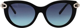 Tiffany & Co. Stijlvolle zonnebril met model 0Tf 4232 - Dames - Zonnebrillen - Zwart - 53 MM - Accessoires