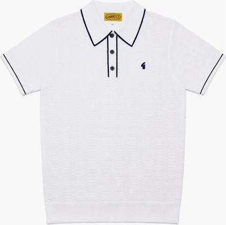 Gabicci Vintage 1973 Mens Gabicci Vintage Ronnie White Polo Shirt - Size: 44