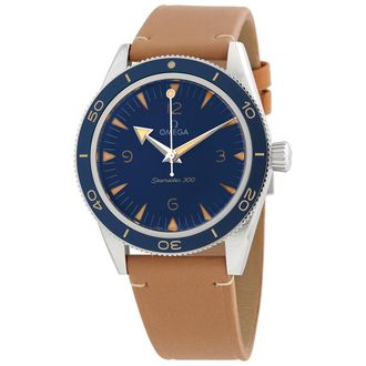 Omega Pre-owned Omega Seamaster Automatic Chronometer Blue Dial Mens Watch 234.32.41.21.03.001