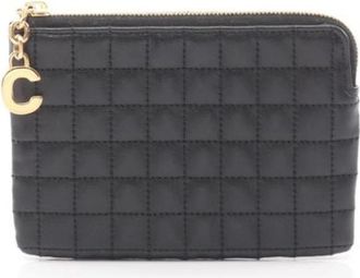 Celine Pre-owned Vintage Portemonnee - Dames - Vintage Accessoires - Zwart - ONE Size - Leer - Vintage
