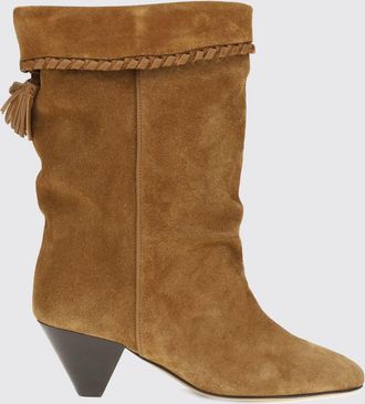 Isabel Marant Stivali Dalby in pelle scamosciata con tacco a cono