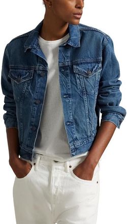 Polo Ralph Lauren Denim Trucker Jacket in Meuse Wash at Nordstrom, Size Xx-Small